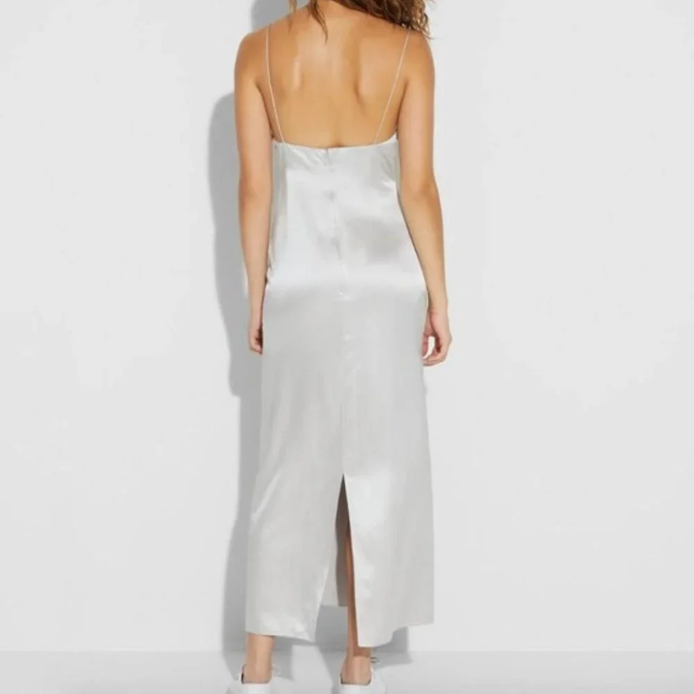 Theory Abbott Satin Slip Dress - Picture 2 of 8